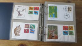 FDC Sammlung Bund Berlin Österreich 4 gute Safe Alben 60-80er NP Zubehör 221,00