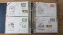 FDC Sammlung Bund Berlin Österreich 4 gute Safe Alben 60-80er NP Zubehör 221,00