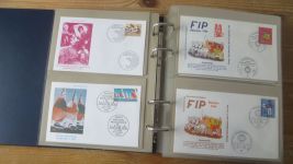 FDC Sammlung Bund Berlin Österreich 4 gute Safe Alben 60-80er NP Zubehör 221,00