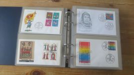 FDC Sammlung Bund Berlin Österreich 4 gute Safe Alben 60-80er NP Zubehör 221,00