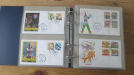 FDC Sammlung Bund Berlin Österreich 4 gute Safe Alben 60-80er NP Zubehör 221,00