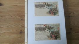 Nachlass Ansichtskarten gute Reklame Sammlung nur Lithos Schweiz Hoffmann Stärke