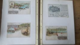 Nachlass Ansichtskarten gute Reklame Sammlung nur Lithos Schweiz Hoffmann Stärke