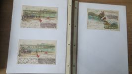 Nachlass Ansichtskarten gute Reklame Sammlung nur Lithos Schweiz Hoffmann Stärke