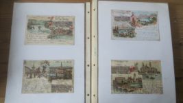 Nachlass Ansichtskarten gute Reklame Sammlung nur Lithos Schweiz Hoffmann Stärke