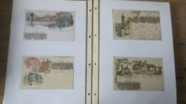Nachlass Ansichtskarten gute Reklame Sammlung nur Lithos Schweiz Hoffmann Stärke