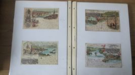 Nachlass Ansichtskarten gute Reklame Sammlung nur Lithos Schweiz Hoffmann Stärke