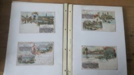 Nachlass Ansichtskarten gute Reklame Sammlung nur Lithos Schweiz Hoffmann Stärke