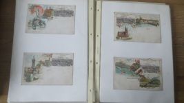 Nachlass Ansichtskarten gute Reklame Sammlung nur Lithos Schweiz Hoffmann Stärke