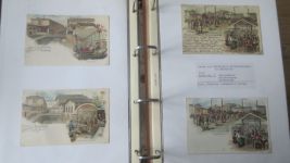 Nachlass Ansichtskarten gute Reklame Sammlung nur Lithos Hoffmann Stärke 92 Stck