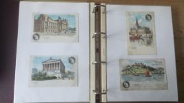 Nachlass Ansichtskarten gute Reklame Sammlung nur Lithos Hoffmann Stärke 92 Stck