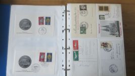 Sammlung Bund Briefe in zwei Bindern ab Posthorn mit ca. 328 Belegen + Ganzsachen