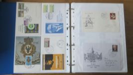 Sammlung Bund Briefe in zwei Bindern ab Posthorn mit ca. 328 Belegen + Ganzsachen