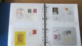 Sammlung Bund Briefe in zwei Bindern ab Posthorn mit ca. 328 Belegen + Ganzsachen