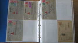 Sammlung Bund Briefe in zwei Bindern ab Posthorn mit ca. 328 Belegen + Ganzsachen