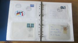 Sammlung Bund Briefe in zwei Bindern ab Posthorn mit ca. 328 Belegen + Ganzsachen