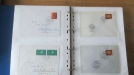 Sammlung Bund Briefe in zwei Bindern ab Posthorn mit ca. 328 Belegen + Ganzsachen