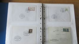 Sammlung Bund Briefe in zwei Bindern ab Posthorn mit ca. 328 Belegen + Ganzsachen