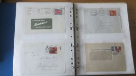 Sammlung Bund Briefe in zwei Bindern ab Posthorn mit ca. 328 Belegen + Ganzsachen