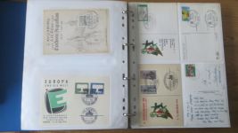 Sammlung Bund Briefe in zwei Bindern ab Posthorn mit ca. 328 Belegen + Ganzsachen