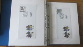 Sammlung Bund Briefe in zwei Bindern ab Posthorn mit ca. 328 Belegen + Ganzsachen