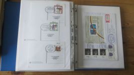 Sammlung Bund Briefe in zwei Bindern ab Posthorn mit ca. 328 Belegen + Ganzsachen