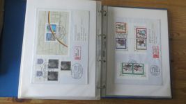 Sammlung Bund Briefe in zwei Bindern ab Posthorn mit ca. 328 Belegen + Ganzsachen