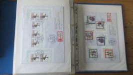 Sammlung Bund Briefe in zwei Bindern ab Posthorn mit ca. 328 Belegen + Ganzsachen