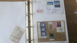 Sammlung Bund Briefe in zwei Bindern ab Posthorn mit ca. 328 Belegen + Ganzsachen