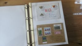 Sammlung Bund Briefe in zwei Bindern ab Posthorn mit ca. 328 Belegen + Ganzsachen