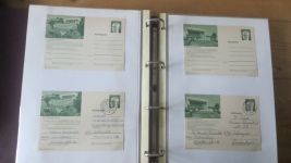 Sammlung Bund Briefe in zwei Bindern ab Posthorn mit ca. 328 Belegen + Ganzsachen