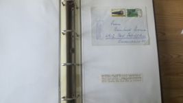 Sammlung Bund Briefe in zwei Bindern ab Posthorn mit ca. 328 Belegen + Ganzsachen