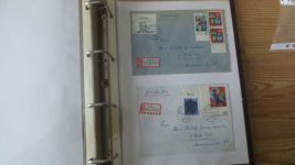 Sammlung Bund Briefe in zwei Bindern ab Posthorn mit ca. 328 Belegen + Ganzsachen