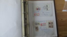 Sammlung Bund Briefe in zwei Bindern ab Posthorn mit ca. 328 Belegen + Ganzsachen