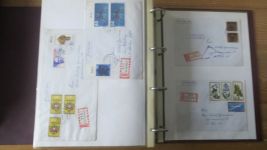 Sammlung Bund Briefe in zwei Bindern ab Posthorn mit ca. 328 Belegen + Ganzsachen