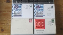 Bund gute Sammlung Privatganzsachen oft Militär Luftwaffe auch Eisenbahn oder