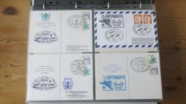 Bund gute Sammlung Privatganzsachen oft Militär Luftwaffe auch Eisenbahn oder