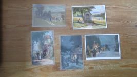 Pauk Hey Künstler Ansichtskarten aus Nachlass Sammlung gutes Lot von 17 Ak