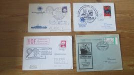 Schiffspost Briefe Sammlung aus Nachlass gesamt 27 Belege Marine Schiffe