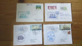 Schiffspost Briefe Sammlung aus Nachlass gesamt 27 Belege Marine Schiffe