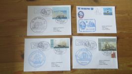 Schiffspost Briefe Sammlung aus Nachlass gesamt 27 Belege Marine Schiffe