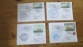 Schiffspost Briefe Sammlung aus Nachlass gesamt 27 Belege Marine Schiffe