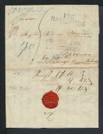 Altdeutschland Hamburg Brief L1 128 HAMBOURG Department St. und Grenzübergangs