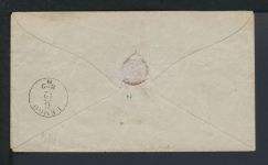 Altdeutschland Thurn & Taxis Brief EF 28 K1 Schoetmar Lippe nach Leese b Lemgo