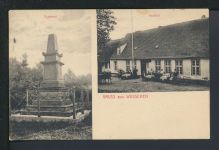 Ansichtskarte Wusseken Osieki Kr. Köslin Koszalin Ostgebiete Polen Pommern