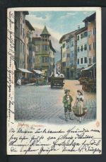 Ansichtskarte Bozen Südtirol Italien Obstplatz Blankenburg Sachsen-Anhalt