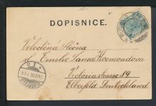 Ansichtskarte Budweis Böhmen Tschechien Wuppertal Elberfeld NRW