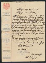 Deutsches Reich Privatganzsache Reklame Kartenbrief Magdeburg Frankfurt selten