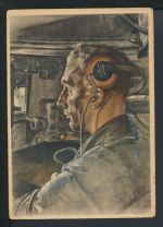 Militaria Deutsches Reich Krieg Willrich Künstler Ansichtskarte Der Panzerfahrer
