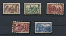 Briefmarken Deutschland Saarland ab 1945 Sammlung kleines Lot meist postfrisch